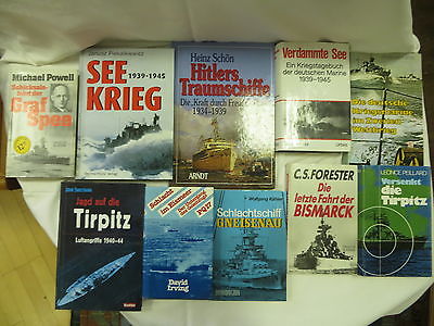 Bücherpaket 10x Deutsche Kriegsmarine 2 Weltkrieg Sammlung Konvolut