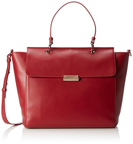 Mandarina Duck Damen Hera 2.0 Tracolla Umhängetaschen, Rot (Red 206), 37x30x14 cm