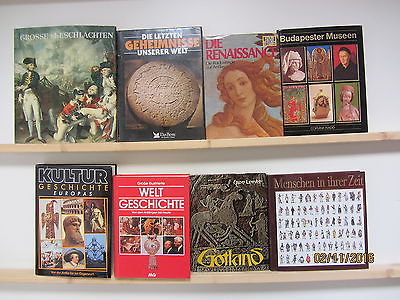 16 Bücher Bildbände Kunst Kultur Geschichte Weltgeschichte  Kunstgeschichte