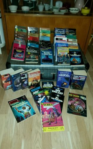 54 verschiedene Heyne u.a .Science Fiction Taschenbücher Lesepaket Konvolut 5