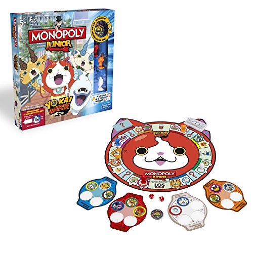 Hasbro Spiele B6494100 - Monpoly Yokai Watch Junior, Familienspiel