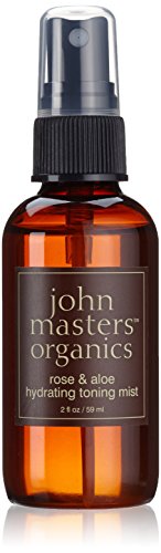 John Masters Organics rose and aloe hydrating toning mist, Feuchtigkeitsspray fürs Gesicht, 59 ml