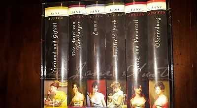Jane Austen - Die großen Romane , 5 Bücher im Schuber