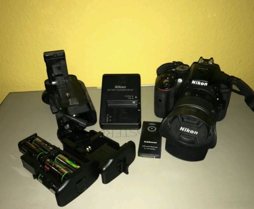 Nikon D D5300 24.2 MP SLR-Digitalkamera - Schwarz (Kit m/ AF-S DX 18-55mm f/3.5…