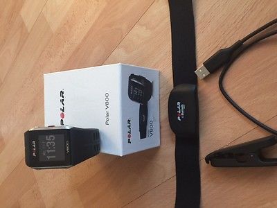Polar V800 schwarz mit GPS und Bluetooth Brustgurt