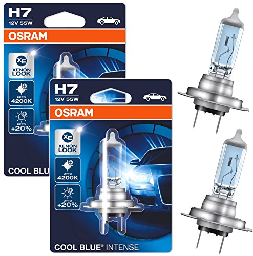 2x OSRAM COOL BLUE INTENSE H7 12V 55W Halogen Lampen