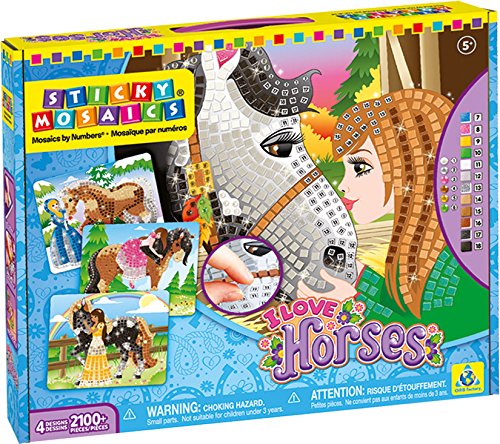 Orb Factory 620886 - Sticky Mosaics I Love Horses