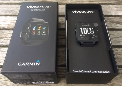 Garmin - Vivoactive - GPS Sportuhr - schwarz
