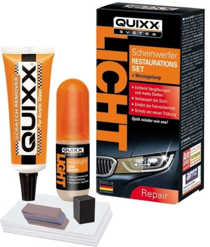 Quixx Scheinwerfer Restaurations Kit Aufbereitung Reparatur Set Headlight 