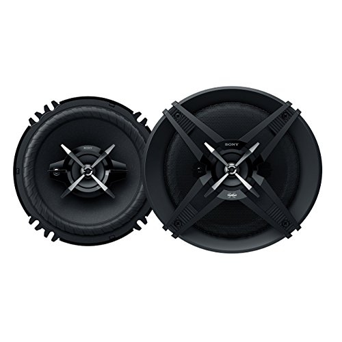 Sony XS-XB160 EXTRA-BASS 16 cm 3-Wege Auto-Lautsprecher mit 350 Watt Maximalleistung schwarz
