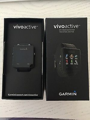 GARMIN vivoactive GPS Sportuhr Touch Display, schwarz / wie NEU