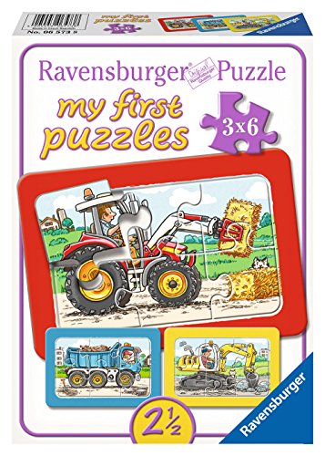 Ravensburger 06573 - Bagger, Traktor und Kipplader