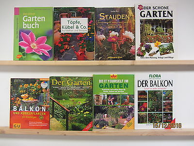 26 Bücher Garten Gärtnern Gartenpflege Gartengestaltung Balkon Terasse