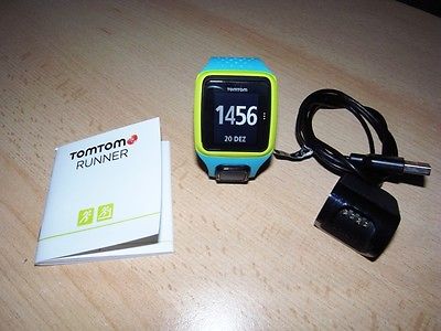 TomTom GPS Sportuhr Runner Sonderfarbe grün/türkis 