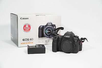 Canon EOS 6D 20.2MP Digitalkamera - Schwarz (Kit mit EF 24-105mm Objektiv)