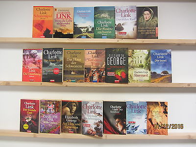 Charlotte Link 20 Bücher Romane Kriminalromane Krimi Historische Romane
