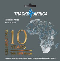 Tracks4Africa Traveller's Africa SD-Karte 16.10