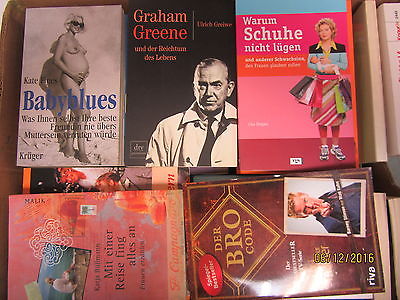 77  Bücher Softcover Romane Sachbücher u.a. Paket 1