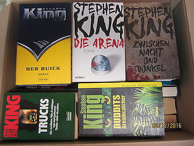 Stephen King 36 Bücher Romane Horrorromane Gruselromane Horror Grusel