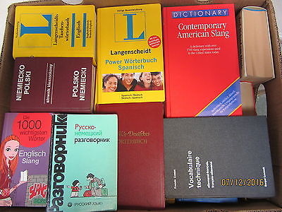 80 Bücher Wörterbücher verschiedene Sprachen