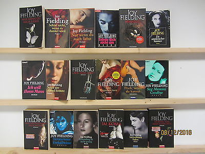 Joy Fielding 18 Bücher Romane Krimi Thriller Psychothriller Kriminalromane