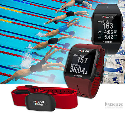 Polar V800 GPS Multi Sport Triathlon Uhr HRM Brustgurt Herzfrequenz-Messgerät