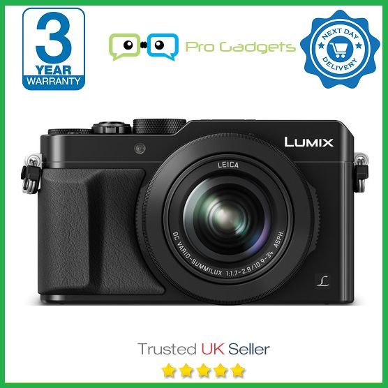 Panasonic LUMIX DMC-LX100 12.8MP 4K Digital Camera - Black - 3 Year Warranty