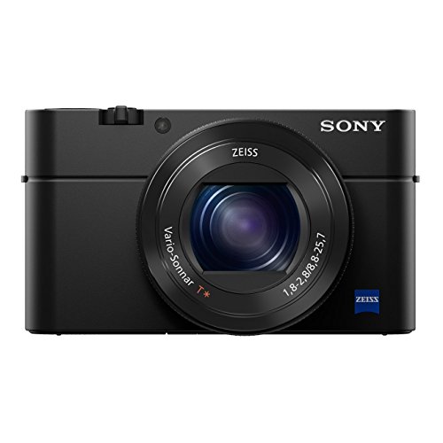 Sony DSC-RX100 IV Digitalkamera (Stacked Exmor RS CMOS Sensor, 40-fach Super-Zeitlupe, 4K Video, Anti-Distortion Verschluss, Pop-Up-Sucher, 24-70 mm ZEISS Vario-Sonnar T) schwarz