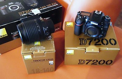 Nikon D7200  Spiegelreflex Kamera, NIKKOR AF-S 18-140 mm 1:3,5-5,6 G ED VR Zoom