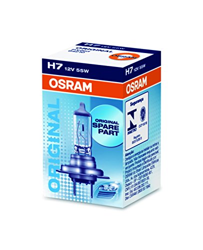 OSRAM ORIGINAL H7, Halogen-Scheinwerferlampe, 64210, 12V PKW, Faltschachtel (1 Stück)