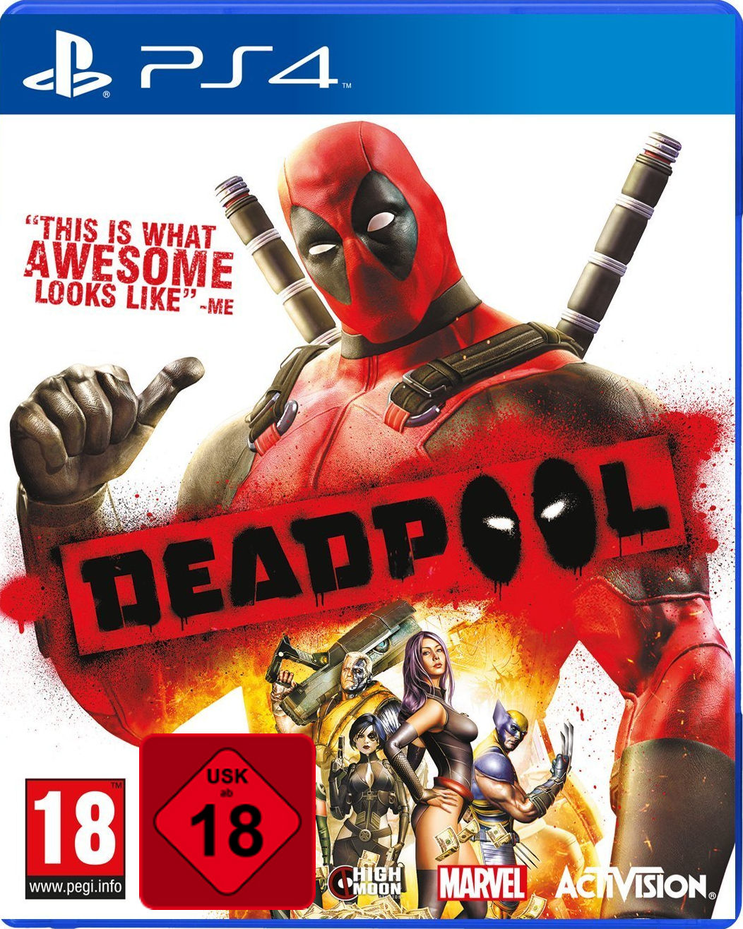 PS4 Spiel Deadpool 100% UNCUT NEU&OVP Playstation 4 Paketversand
