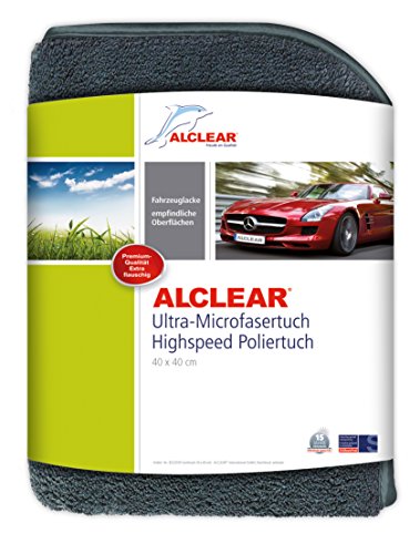 ALCLEAR 822203H Ultra-Microfasertuch Highspeed Poliertuch 40 x 40 cm grau