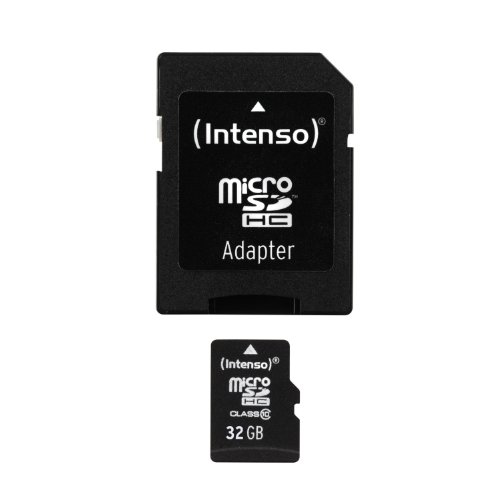 Intenso Micro SDHC 32GB Class 10 Speicherkarte inkl. SD-Adapter