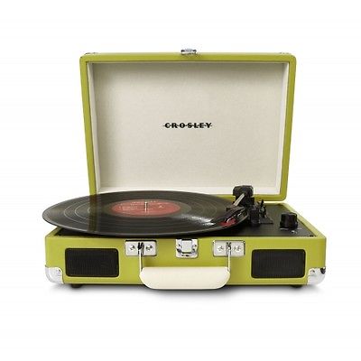 Crosley Cruiser Retro Vinyl Record Player Turntable  - Green