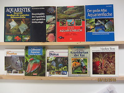 43 Bücher Aquaristik Aquarium Zierfische Aquarienfische Fischarten