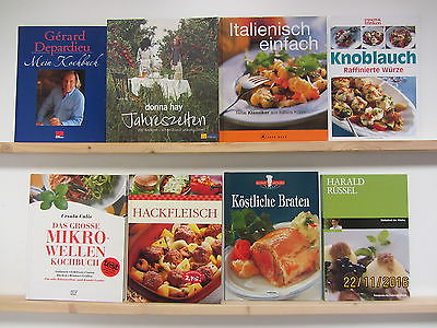 26 Bücher Kochbücher nationale und internationale Küche Paket 2 großformatig