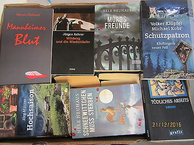 62 Bücher Krimi Thriller Psychothriller deutsche Krimi deutsche Kriminalromane