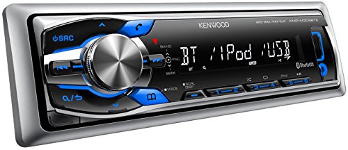 Kenwood KMR-M308BTE digital Media Receiver mit Bluetooth-Freisprecheinrichtung, Apple iPod-Steuerung für maritimen Einsatz schwarz