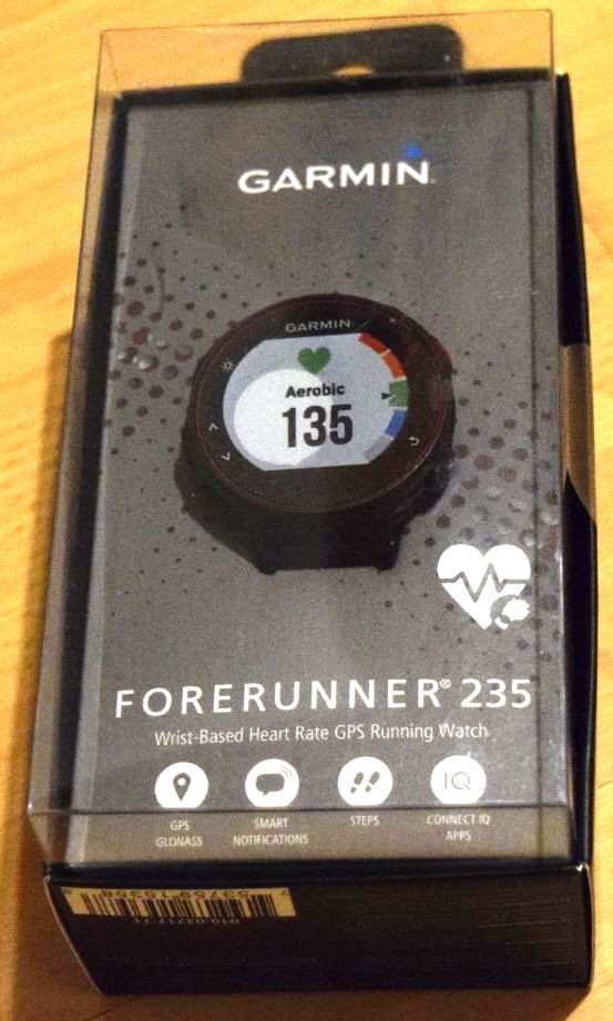 Garmin FORERUNNER® 235 WHR GPS Lauf-Uhr schwarz/rot NEU&OVP