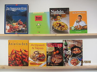 26 Bücher Kochbücher nationale und internationale Küche Paket 3 großformatig