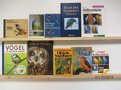 52 Bücher Vögel Vogelkunde Vogelrassen Vogelpflege Greifvögel Vogelwelt
