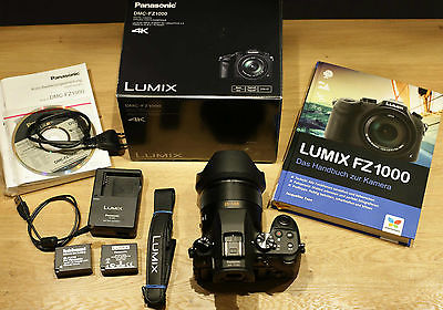 Panasonic LUMIX DMC-FZ1000 20.1MP Digitalkamera Zubehörpaket (Restgarantie)