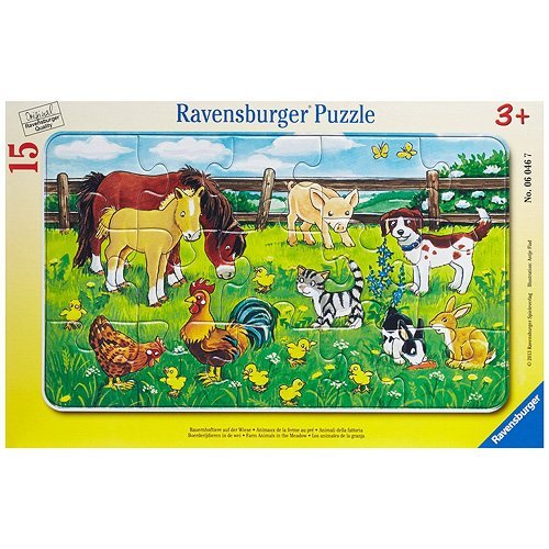 Ravensburger 06046 - Bauernhoftiere auf der Wiese