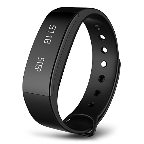 August SWB100 - Fitness Armband Bluetooth v4.0 - Aktivitäts-, Schlaf- und Kalorien-Tracker für Android 4.3+ und iOS