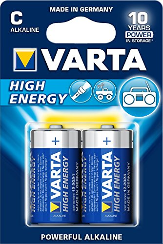 Varta 4914121412 - Batterie LR14 Baby C High Energy 2er-Packung