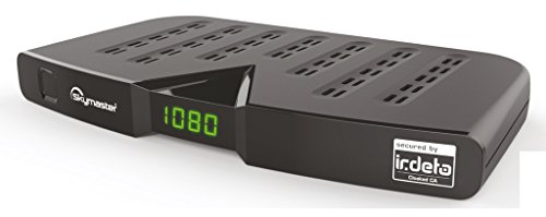 Skymaster DTR5000 DVB-T2 Receiver HDTV H.265 HEVC mit Kartenlosen Irdeto-Zugangssystem für freenet TV  (HDMI, USB 2.0) schwarz