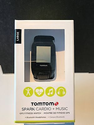 TomTom Spark Cardio + Musik GPS Fitness Watch + Blutooth Headphones