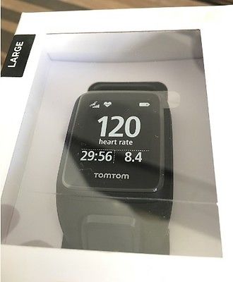 TomTom Spark Cardio + Music Smartwatch GPS Fitness Watch (Black - Large/groß)