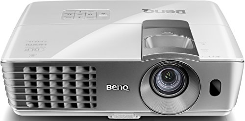 BenQ W1070+ 3D Heimkino DLP-Projektor (Full HD 1920x1080 Pixel, 2.200 ANSI Lumen, Kontrast 10.000:1, 2x HDMI, MHL, vertikal Lens-Shift) weiß