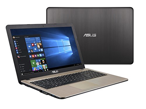 Asus F540SA-XX073T 39,60 cm (15,6 Zoll HD Glare Type) Notebook (Intel Celeron N3050, 4GB RAM, 500GB Festplatte, Intel HD-Grafik, DVD, Win 10 Home) braun